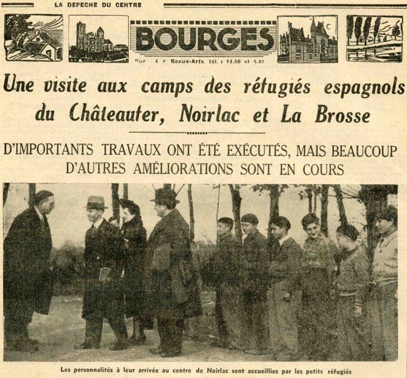 Les réfugiés espagnols dans le Cher
