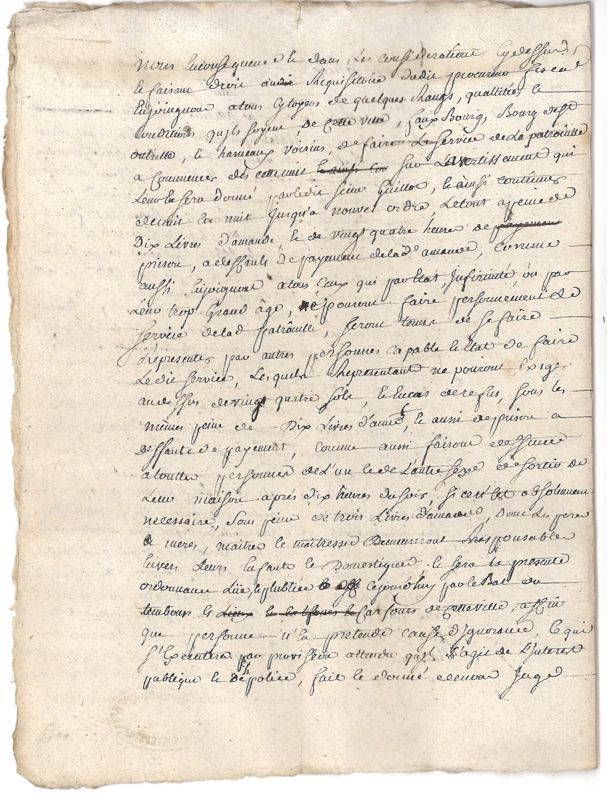 Délibération  de la commune de Graçay, 30 juillet 1789 (p. 2).