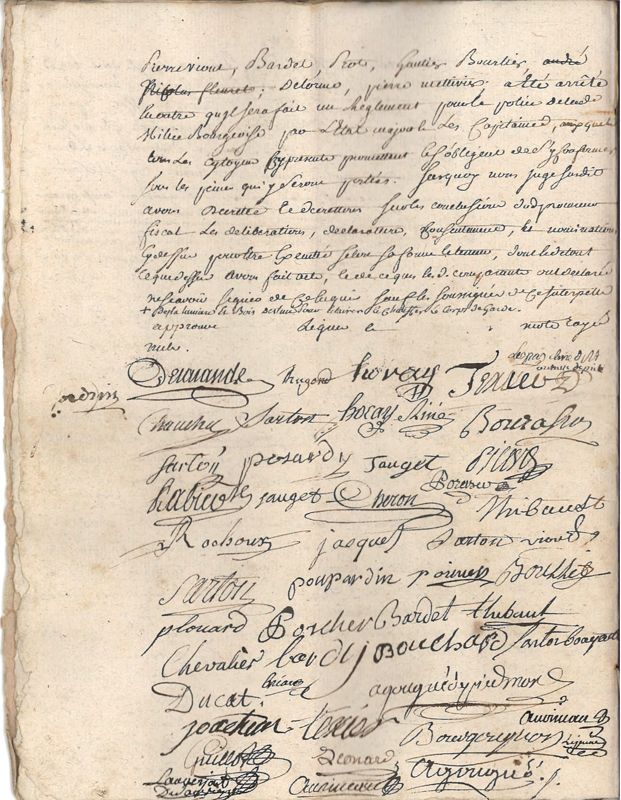Délibération des habitants de Graçay, 12 août 1789 (p. 4).