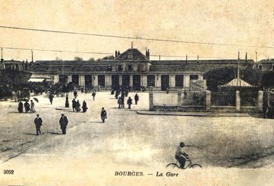 Bourges, Gare, 1900.
