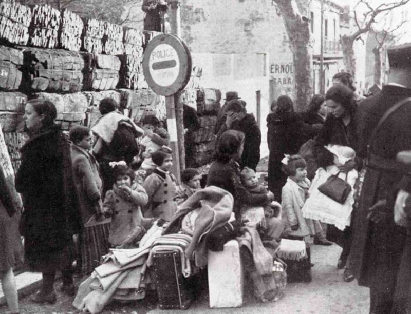 L'arrivée massive de réfugiés espagnols dans le Cher en 1939