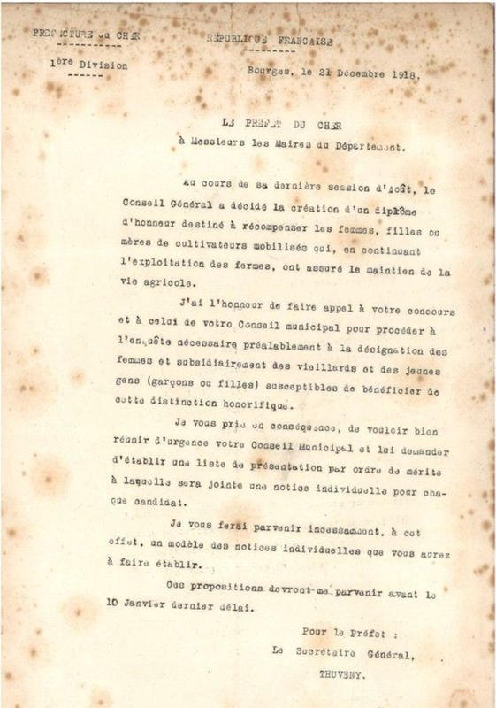4. Blanche Millérioux, une cultivatrice de Jalognes