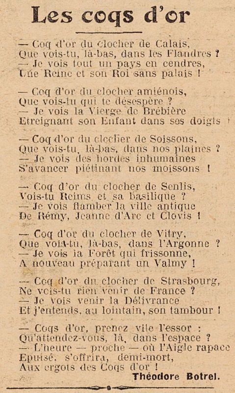 Les coqs d'or