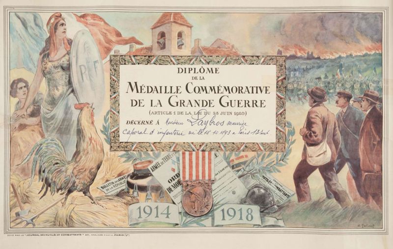 Coq commémoratif 