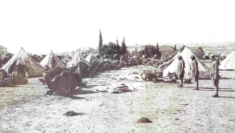 Camp turc vers Jérusalem