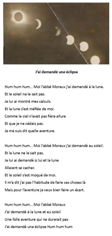 3 J'ai demandé une éclipse