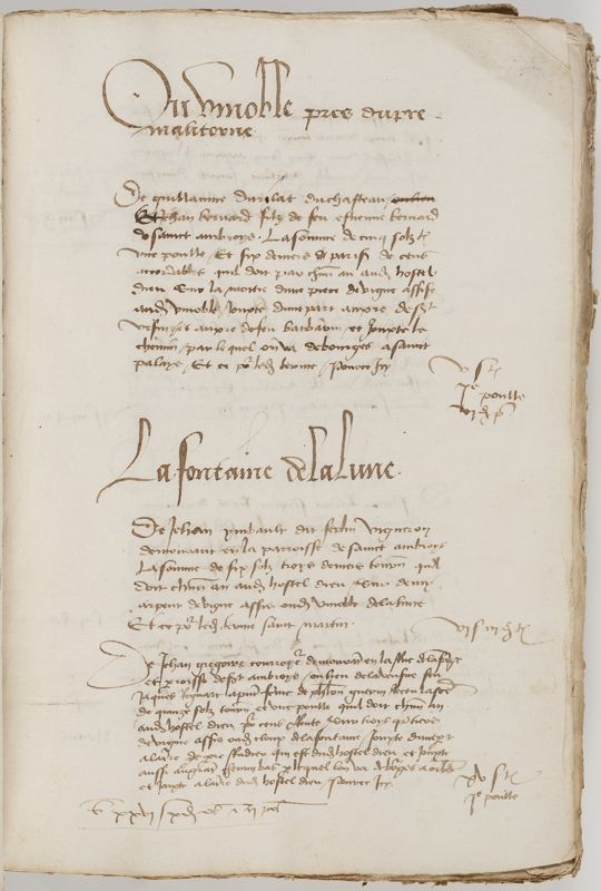 Extrait du registre de comptes de l'Hôtel-Dieu de Bourges de 1500-1501 (CHBE4)