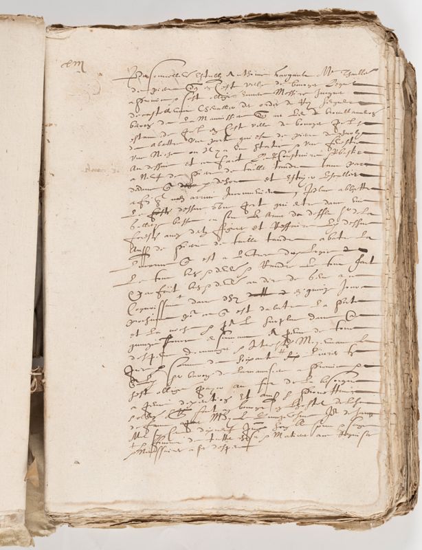 Extrait d'un marché de travaux de 1619 (E1048)