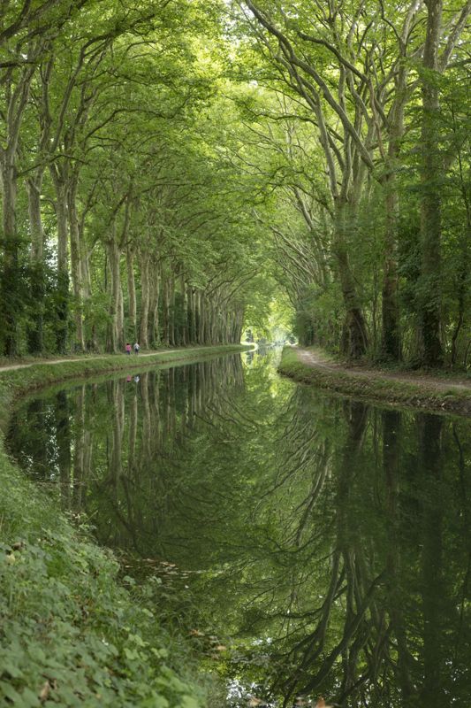 Le canal de Berry à Bourges. DADP18, F. Lauginie