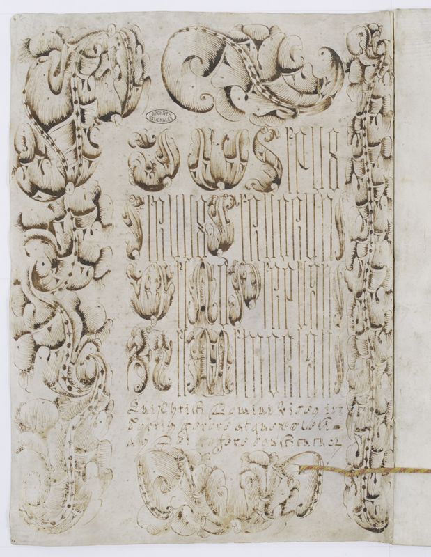 Bulle du pape Pie VII redéfinissant les diocèses français après le Concordat de 1801 passé entre le pape et Napoléon Bonaparte. AN, AE III 161