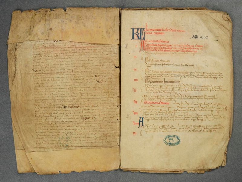 Obituaire du chapitre de la Sainte-Chapelle de Bourges, XIVe siècle (AD du Cher, 8 G 1867)