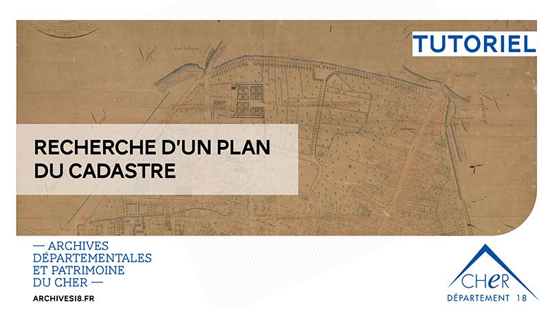 Tutoriel : Recherche d'un plan de cadastre