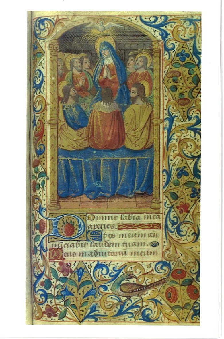 La Pentecote. Livre d'Heures à l'usage de Bourges, (XVe siècle)