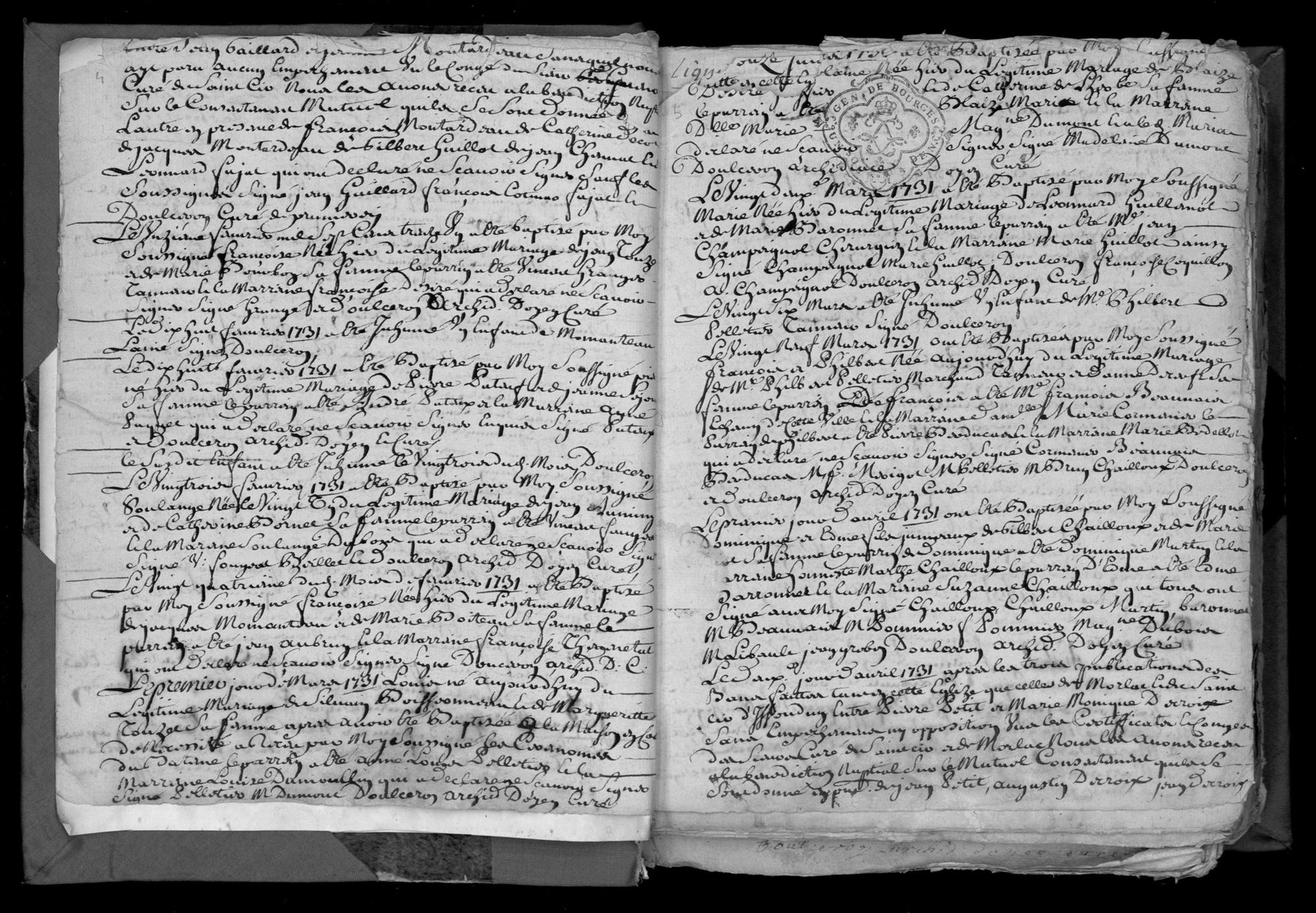 Registres paroissiaux et état civil