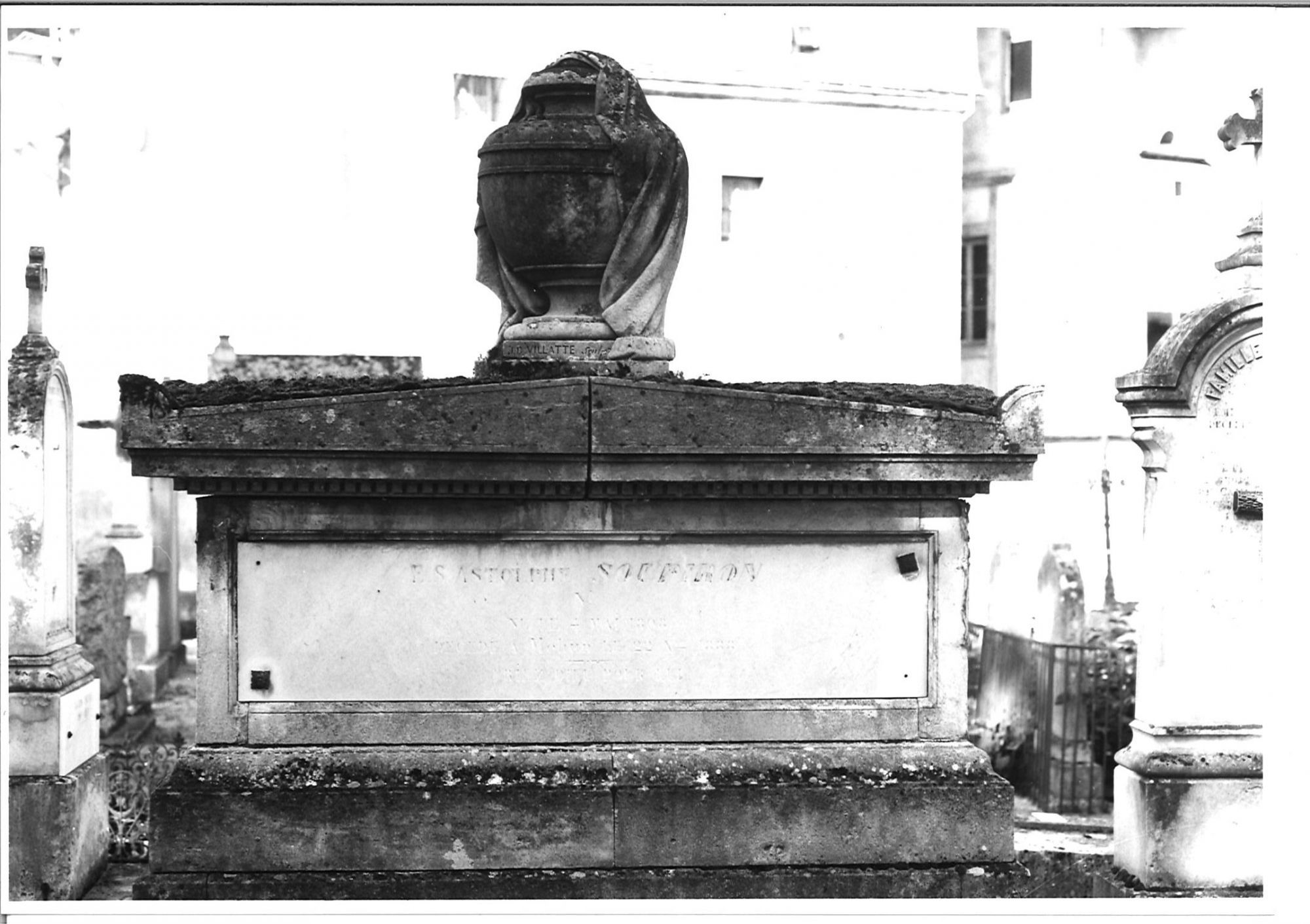 Sculpture de J.-B. Villatte pour la famille Soupiron