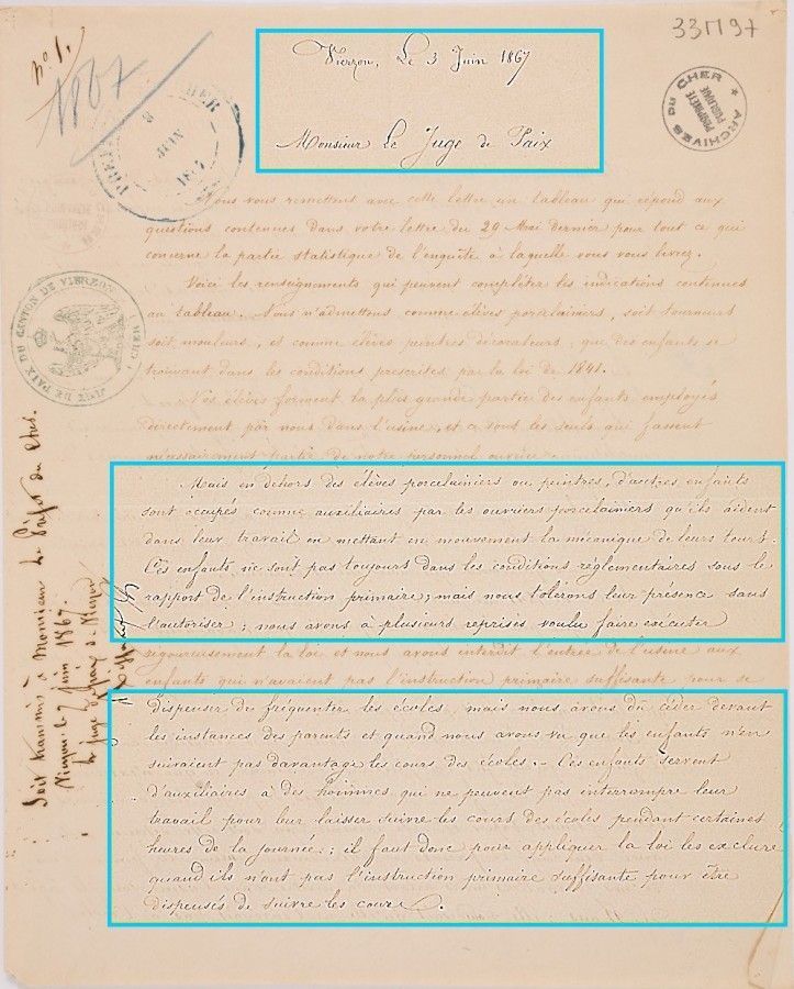 Une main d'oeuvre nombreuse