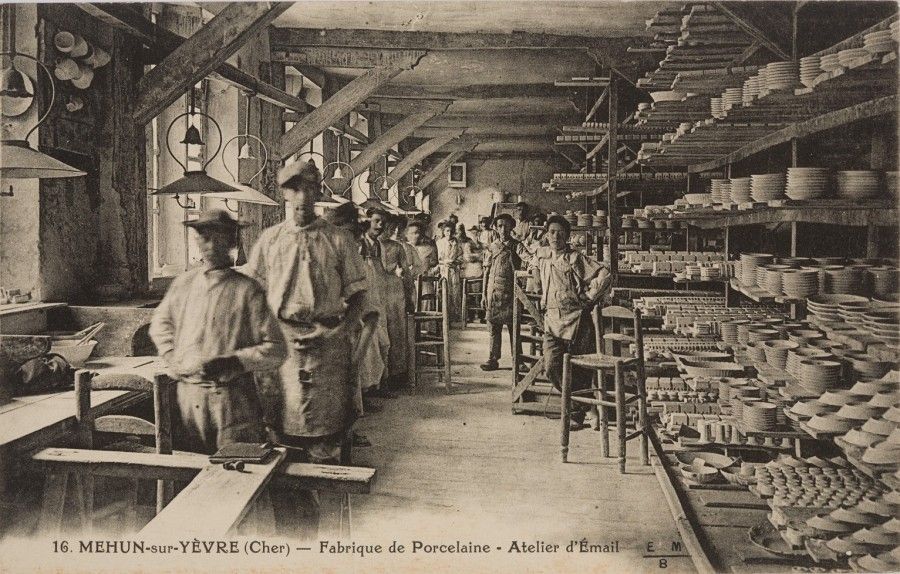 Portraits d'enfants à l'usine