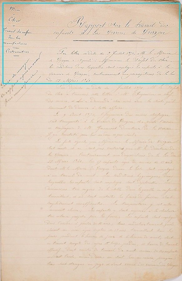 Des conditions de travail difficiles