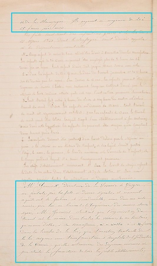 Des conditions de travail difficiles