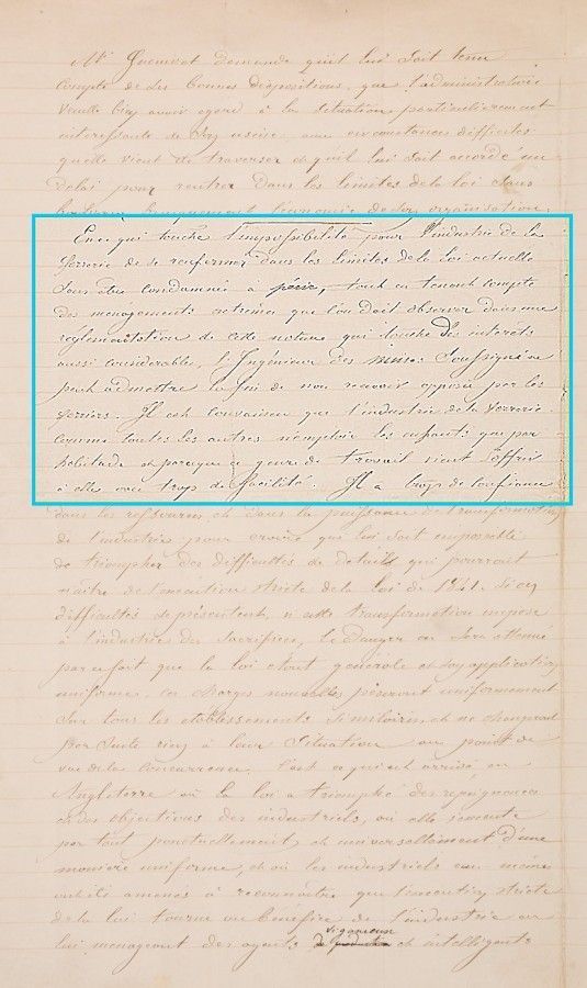 Des conditions de travail difficiles