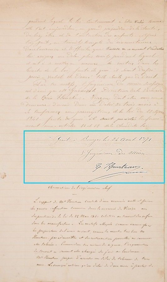 Des conditions de travail difficiles