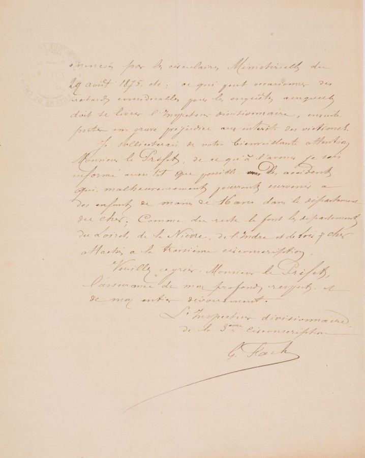 Des conditions de travail difficiles