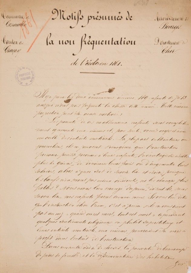 Des scolarités chaotiques