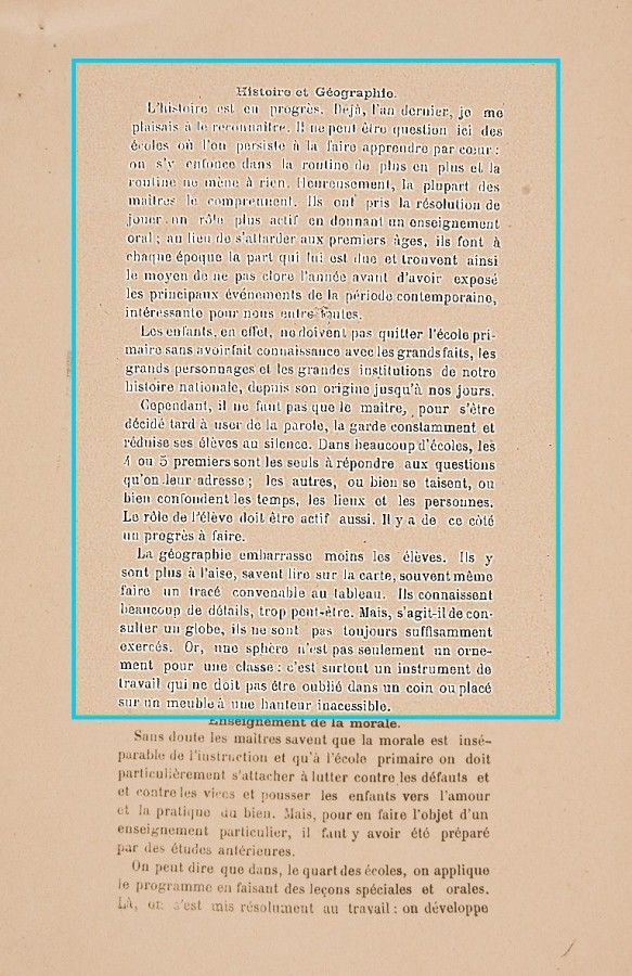 Une meilleure pédagogie