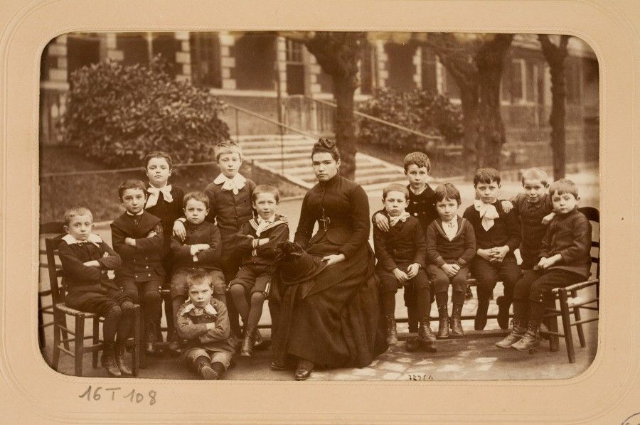 Portraits d'enfants à l'école