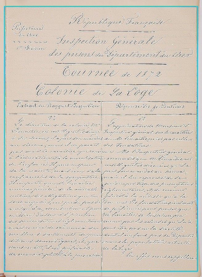 Les difficultés des colonies agricoles pénitentiaires