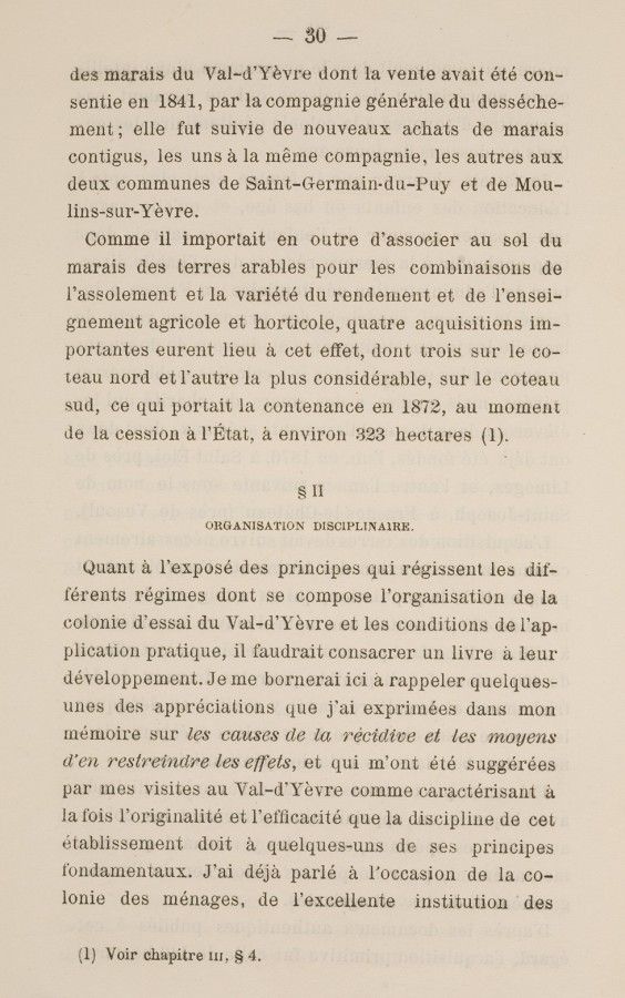 Une des plus grandes colonies pénitentiaires de France