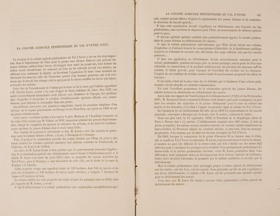 Une grande colonie agricole modèle