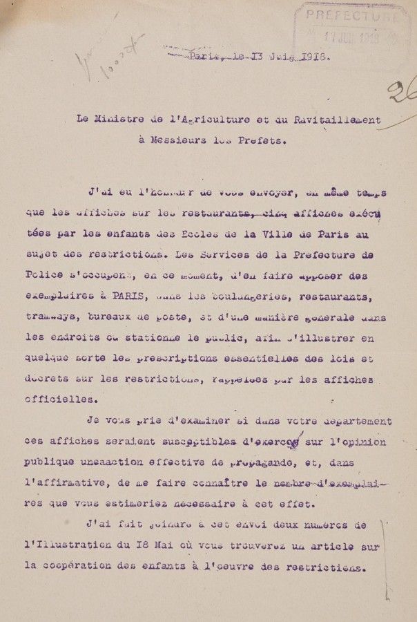 La mobilisation des enfants à l'arrière
