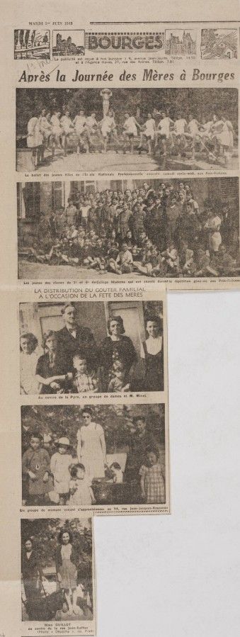 La vie des enfants du Cher pendant l'Occupation (1940 - 1944)