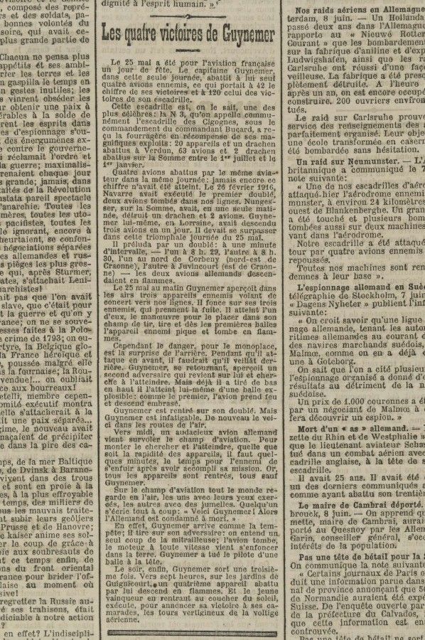 7. La base aérienne d'Avord pendant la Grande Guerre