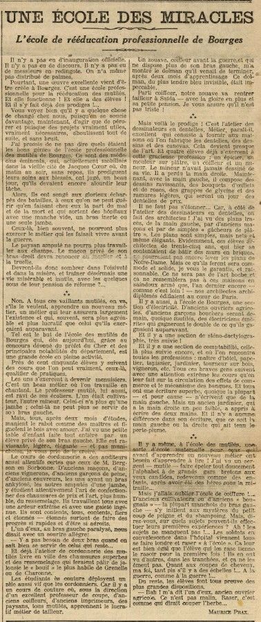 5. Blessés et mutilés de guerre
