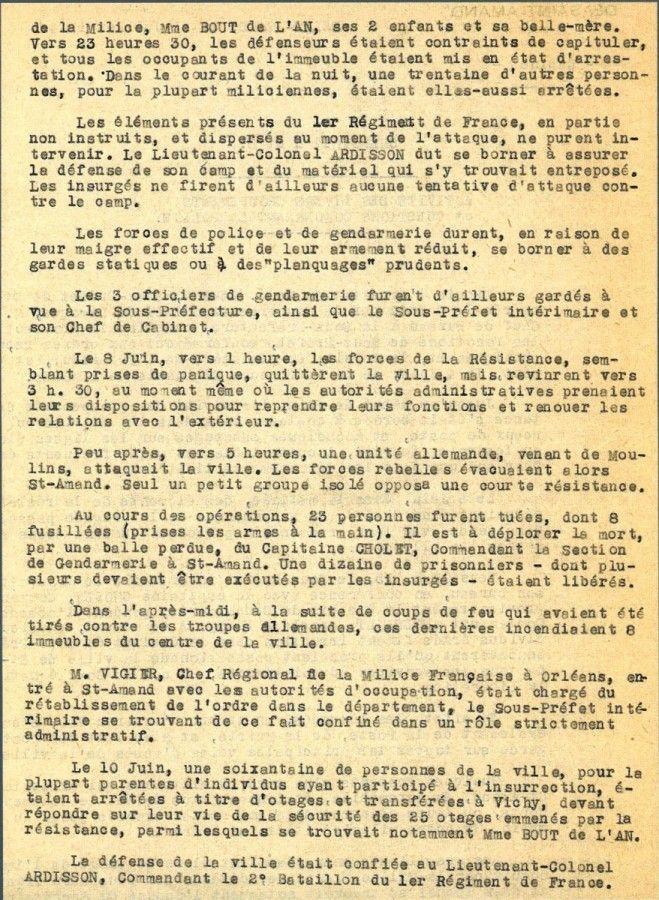 4a. Préparer la Libération du Cher ou la combattre