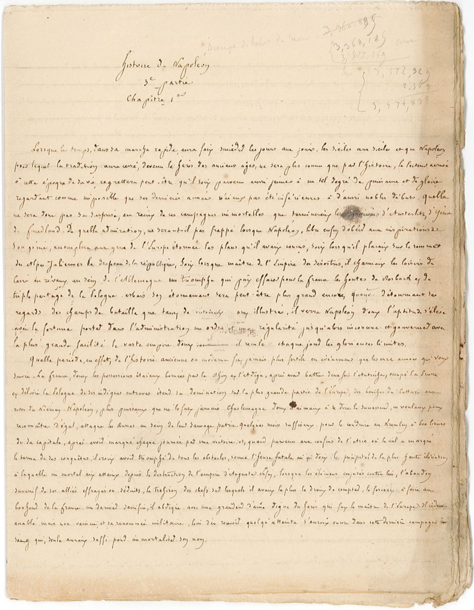 Considérations sur l'épopée napoléonienne 1/2