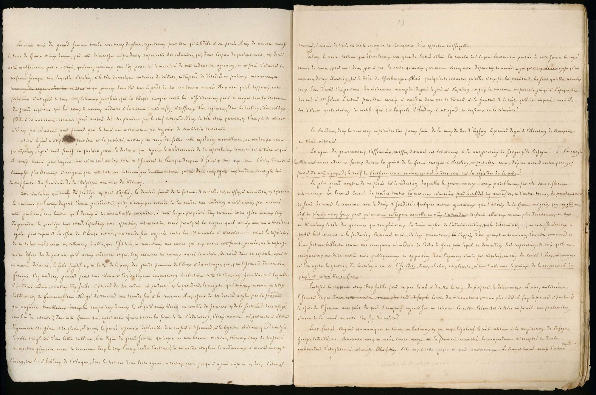 Considérations sur l'épopée napoléonienne 2/2