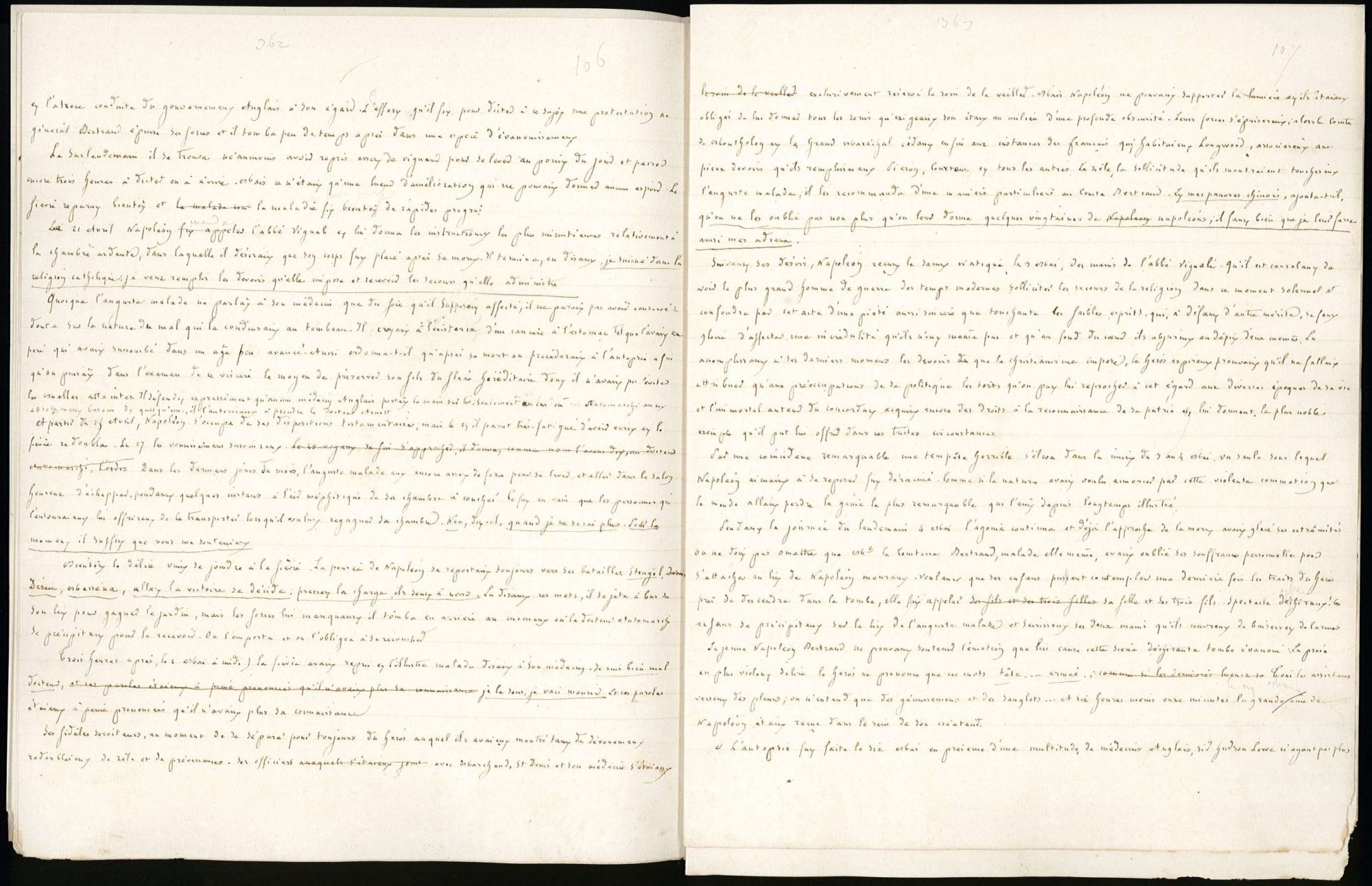 La mort de l'Empereur à Sainte-Hélène 1/2