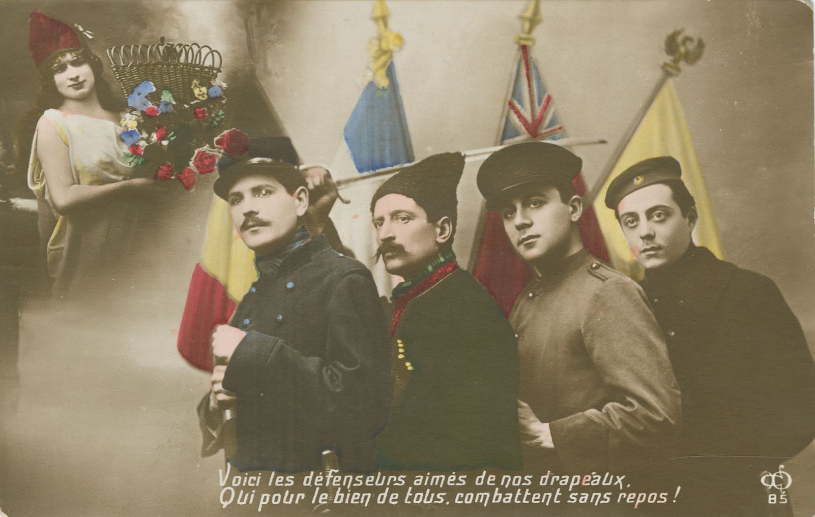 Les défenseurs aimés de nos drapeaux (5 Num 37/75/49)