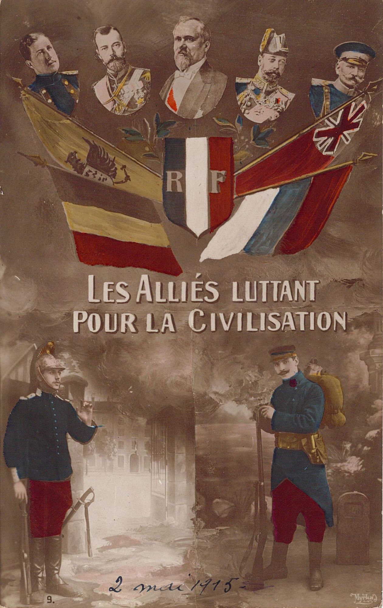 Les Alliés luttant pour la Civilisation (5 Num 52/26)