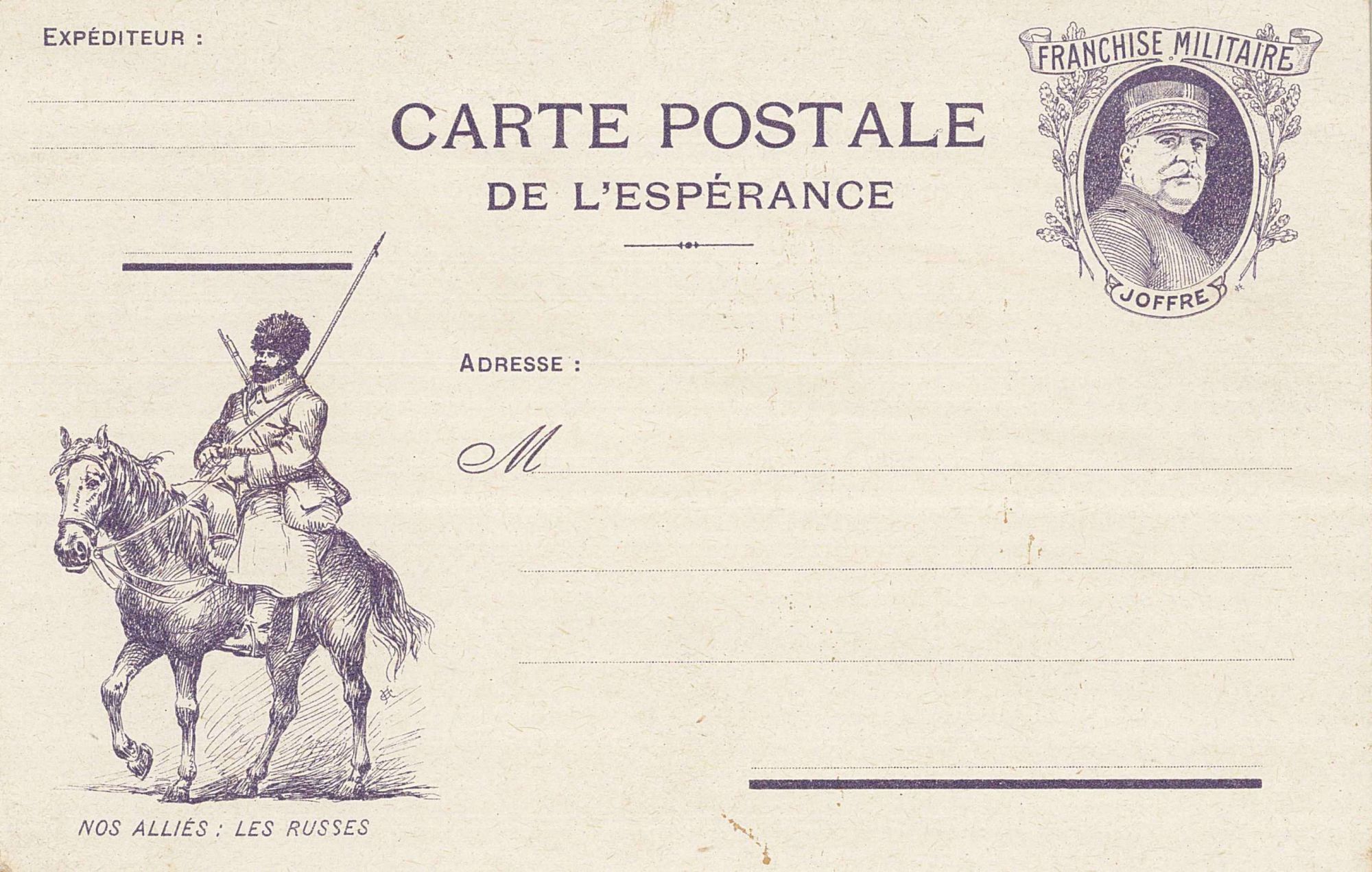 Nos alliés : les Russes (J 3010)