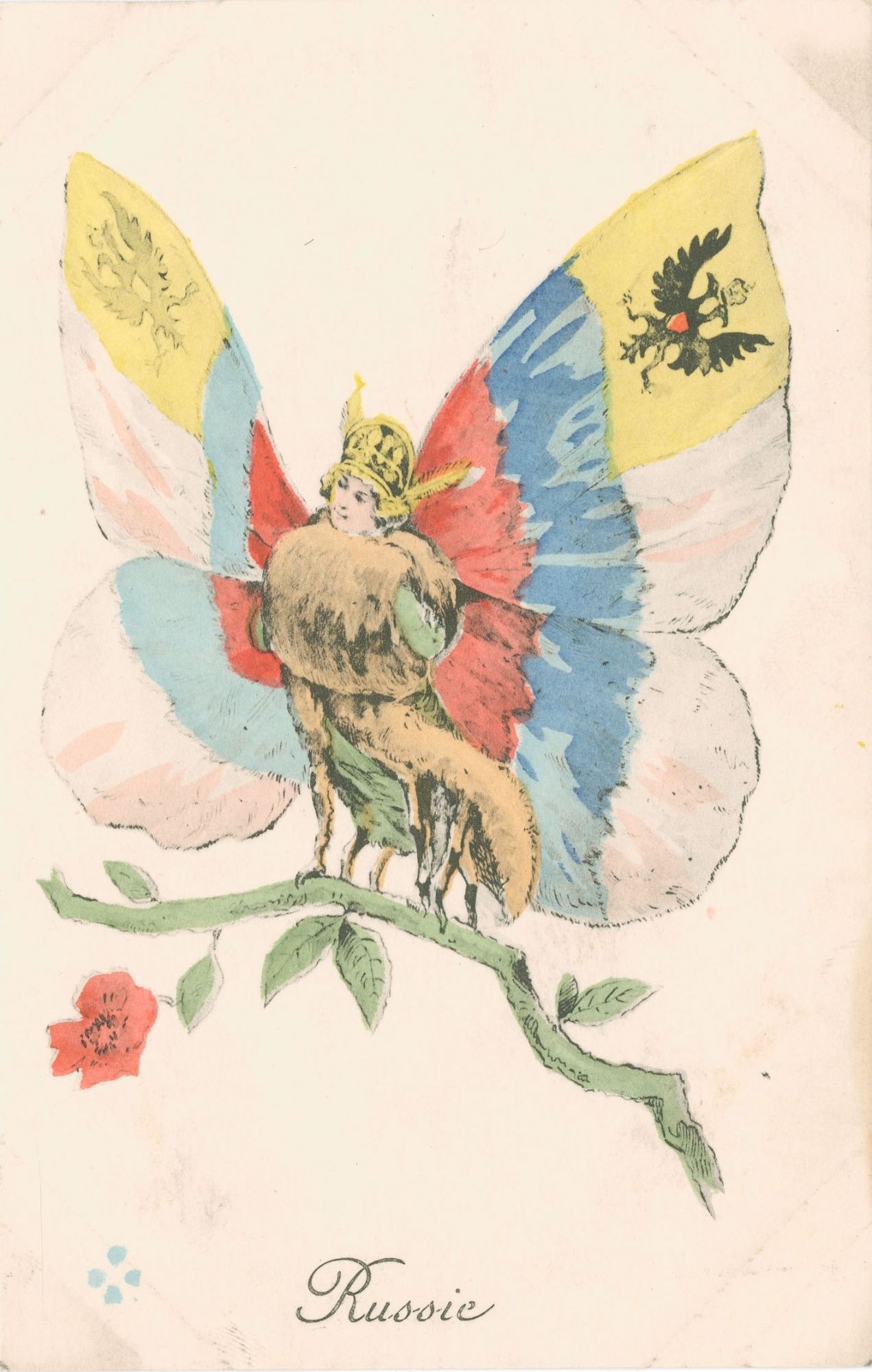 Les papillons - Russie (5 Num 37/75/24)