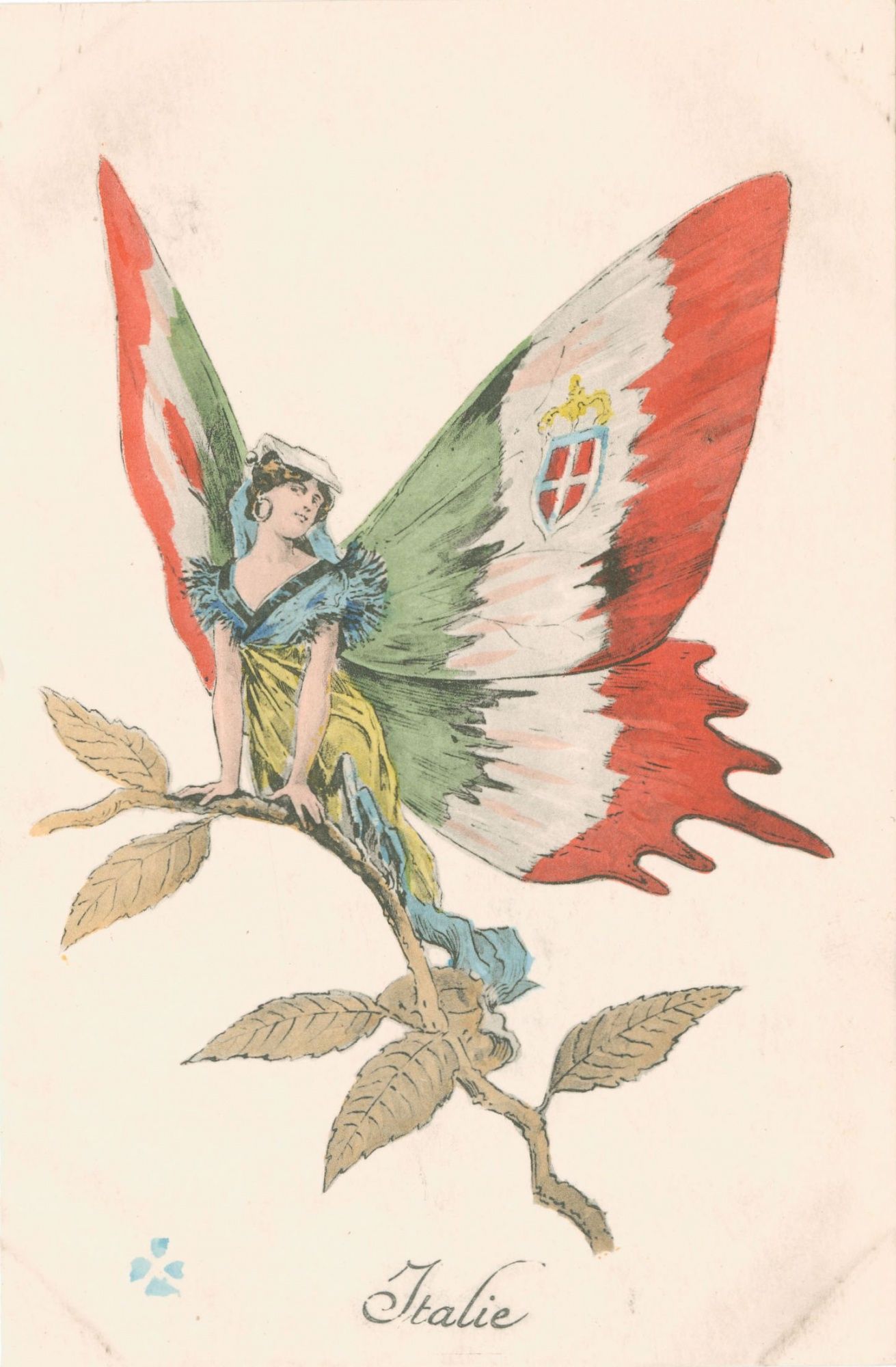 Les papillons - Italie (5 Num 37/75/20)