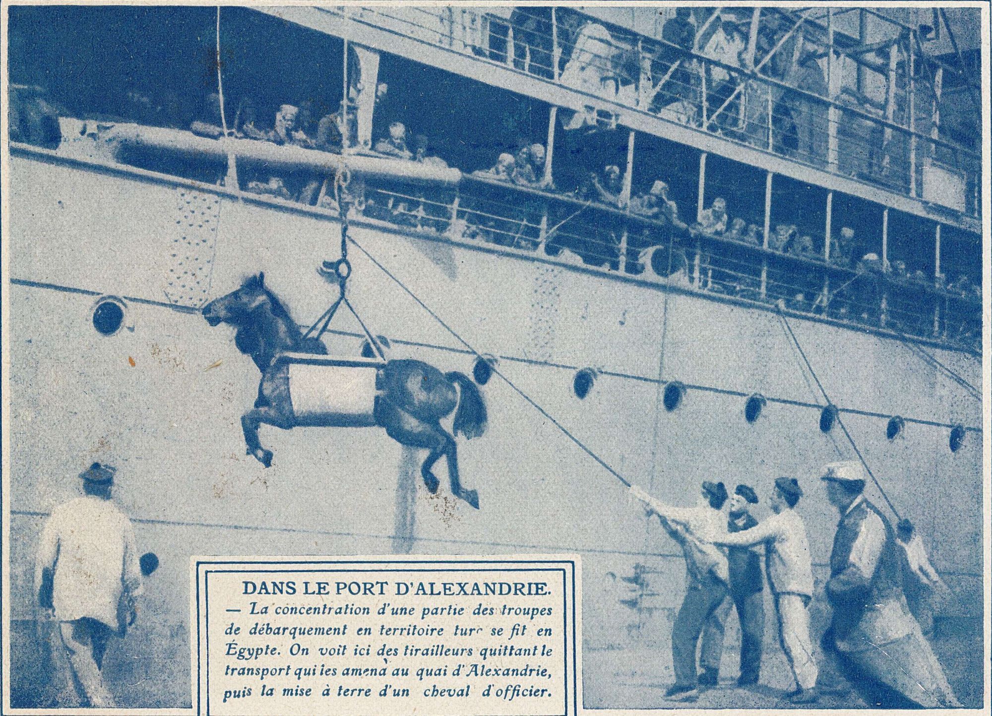 Dans le port d'Alexandrie