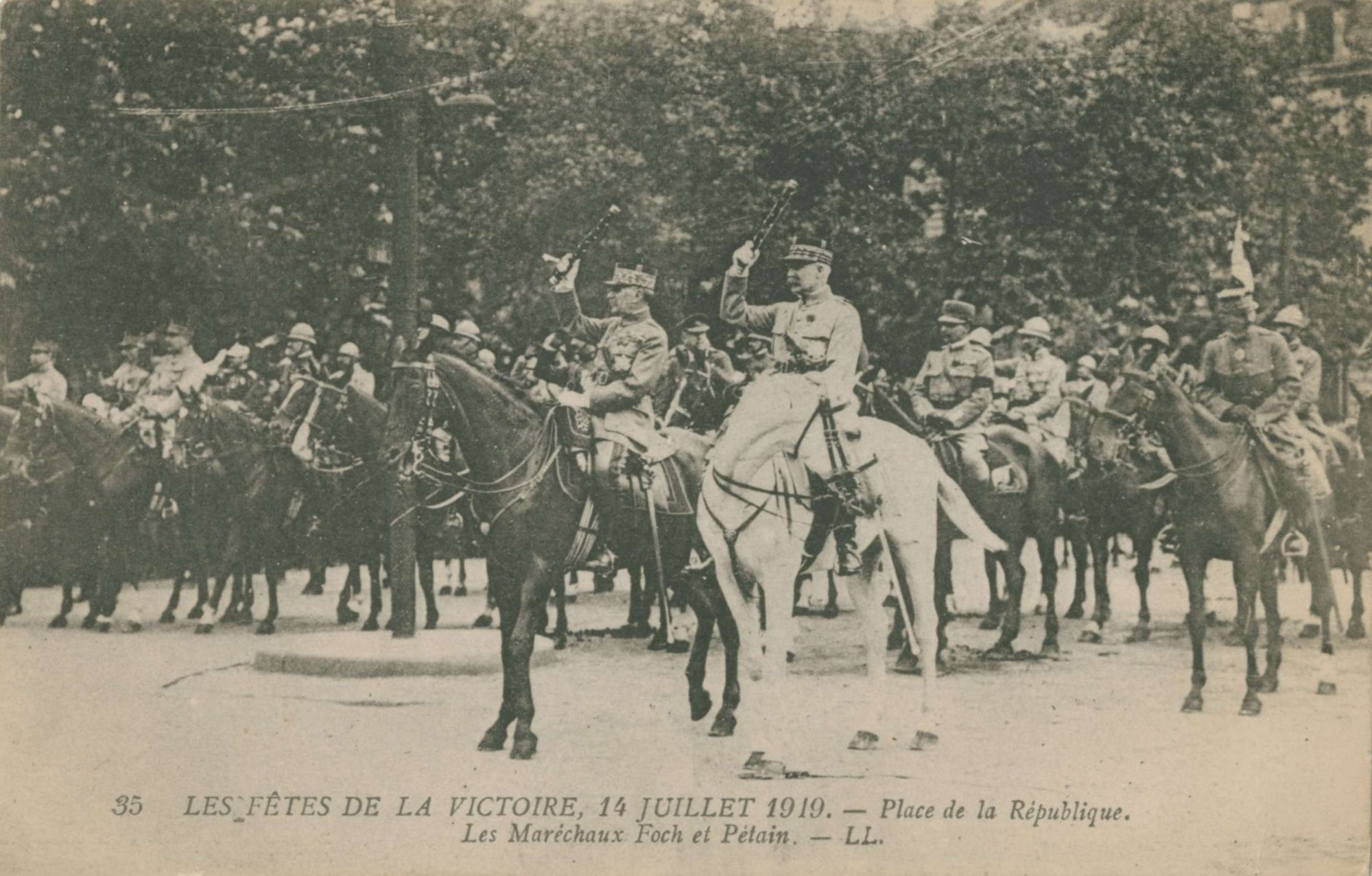 Les fêtes de la victoire 14 juillet 1919