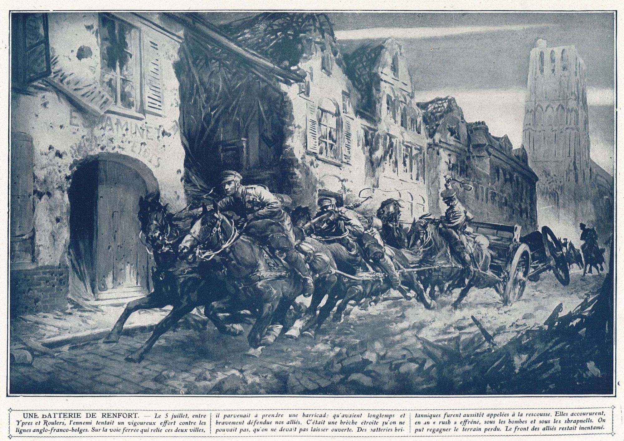 Une batterie de renfort