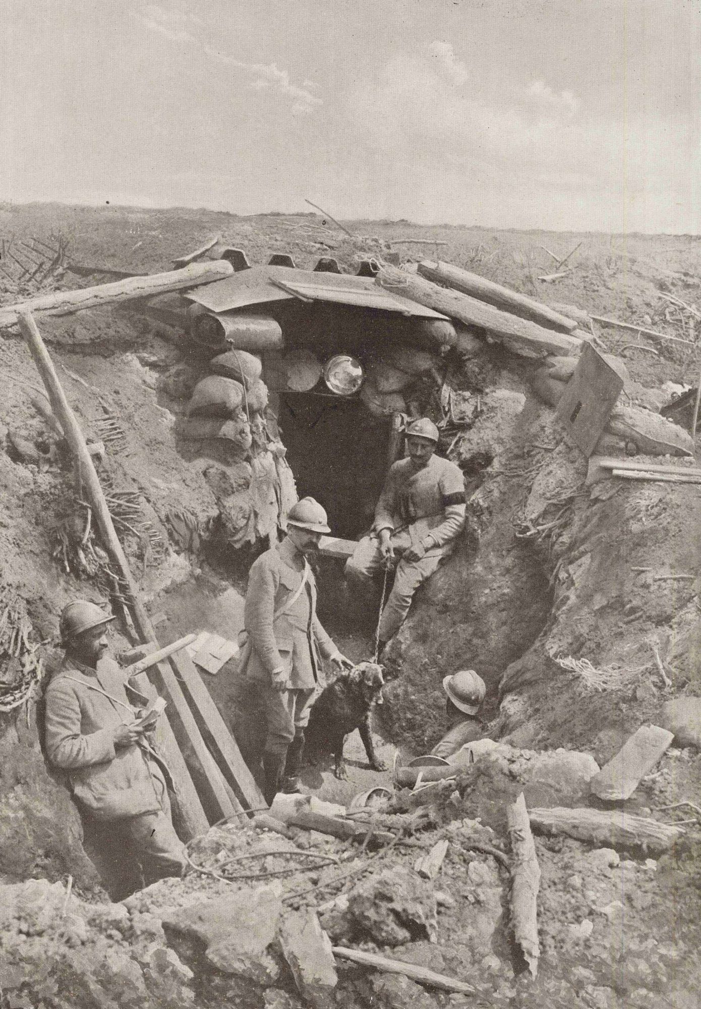 Poste optique sur le chemin des Dames