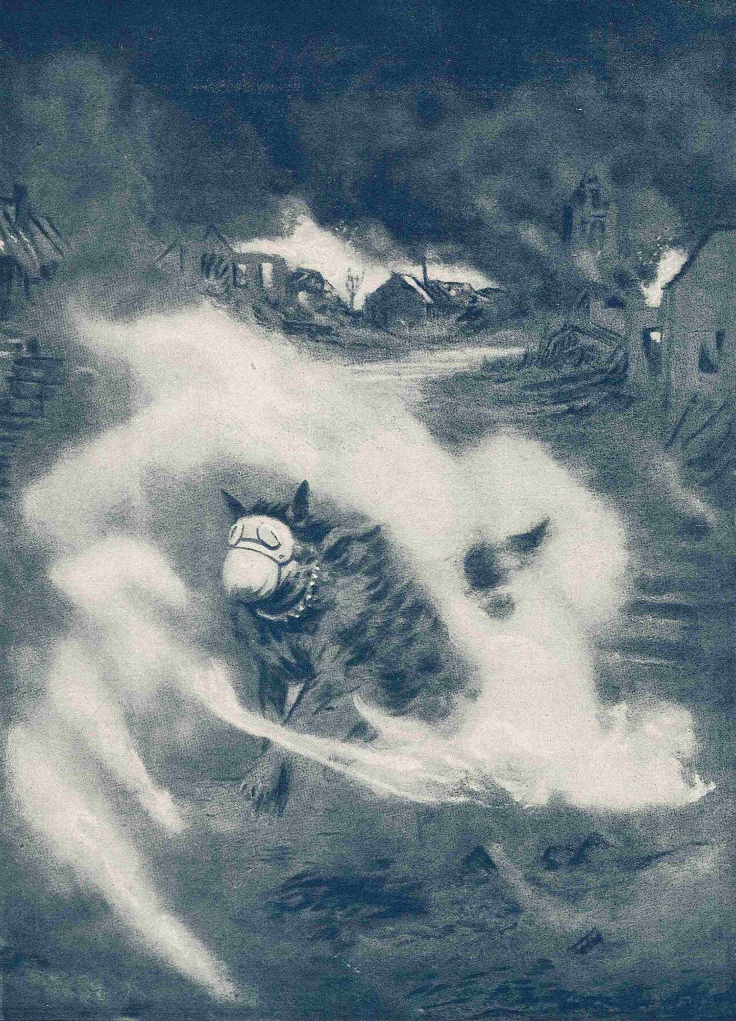 Messager sur le front de Picardie